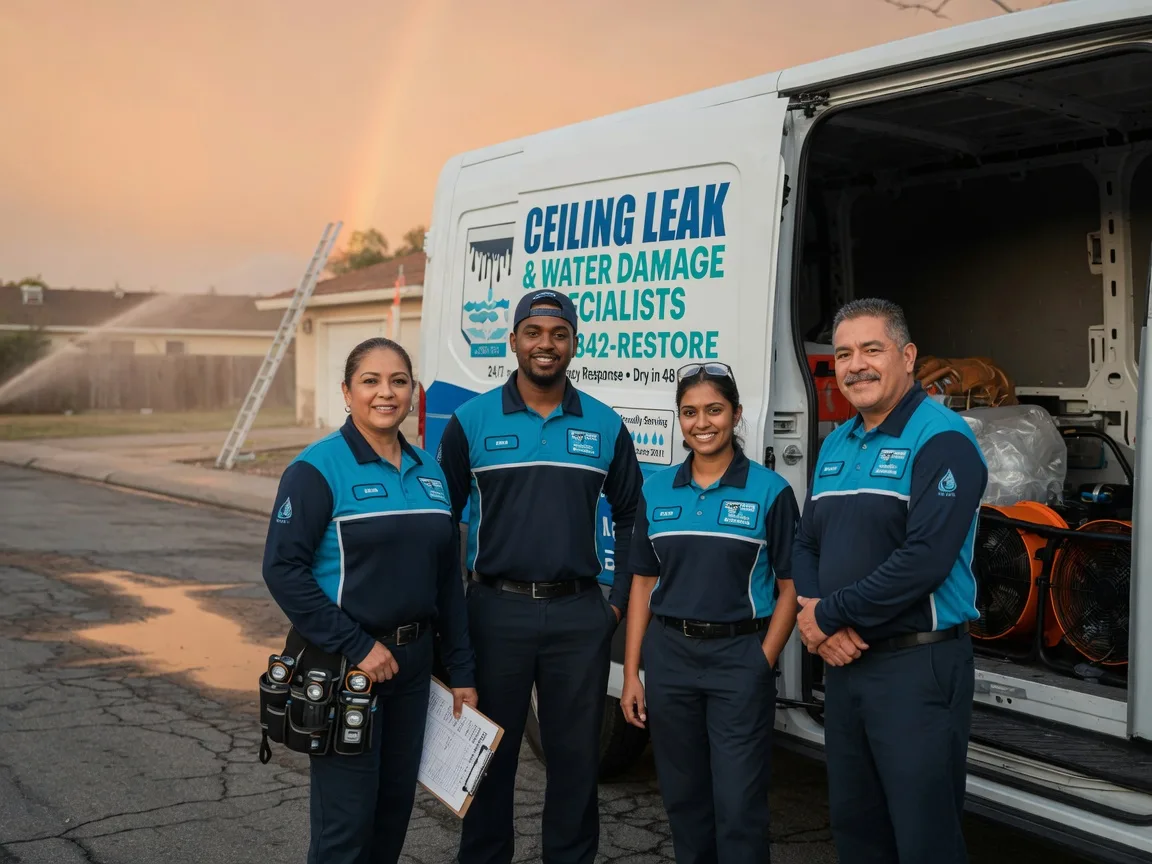 Ceiling Leak Cleanup company in New London, NC