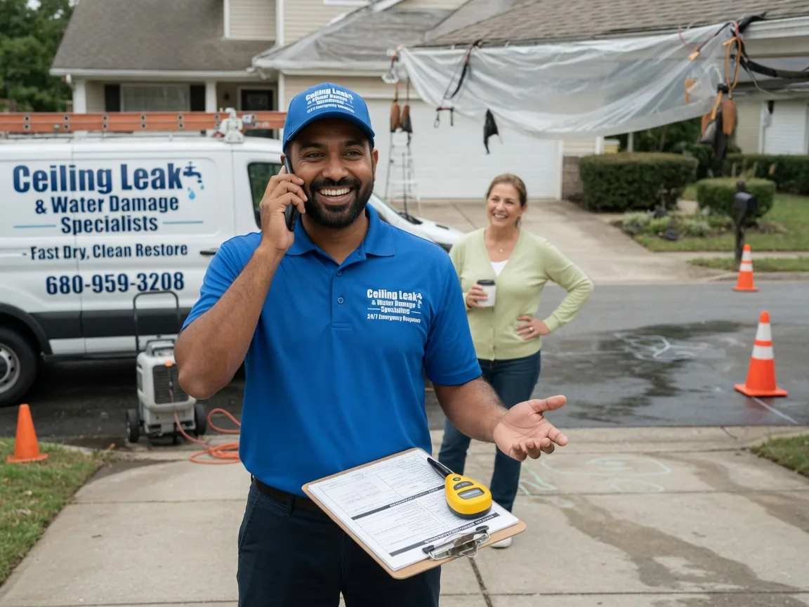 Ceiling Leak Cleanup New London, NC FAQs